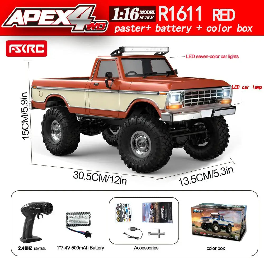 New 1:16 Scale RC Bull Nose Crawler