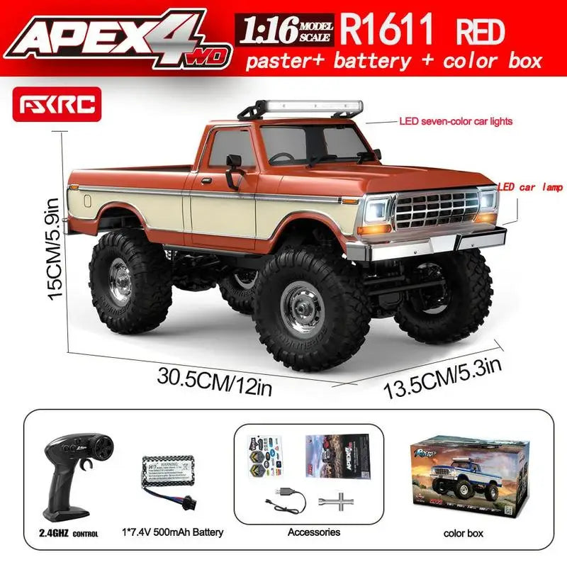 New 1:16 Scale RC Bull Nose Crawler