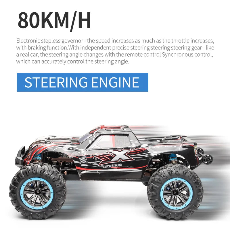 90Km/h High Speed 4WD Brushless RC Truck