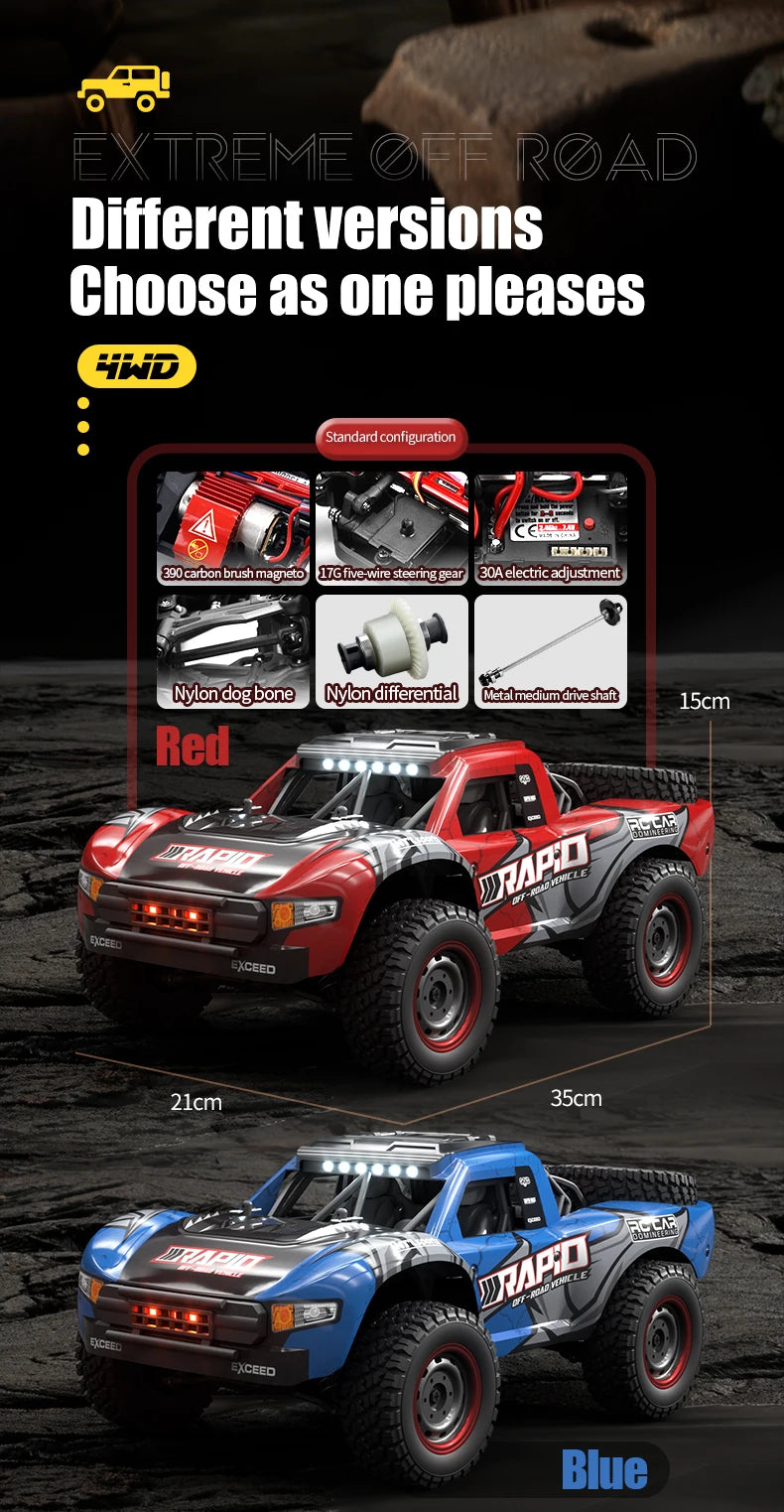 RC High Speed Off-Road 4x4 Rally Truck