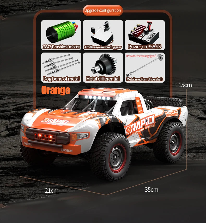RC High Speed Off-Road 4x4 Rally Truck