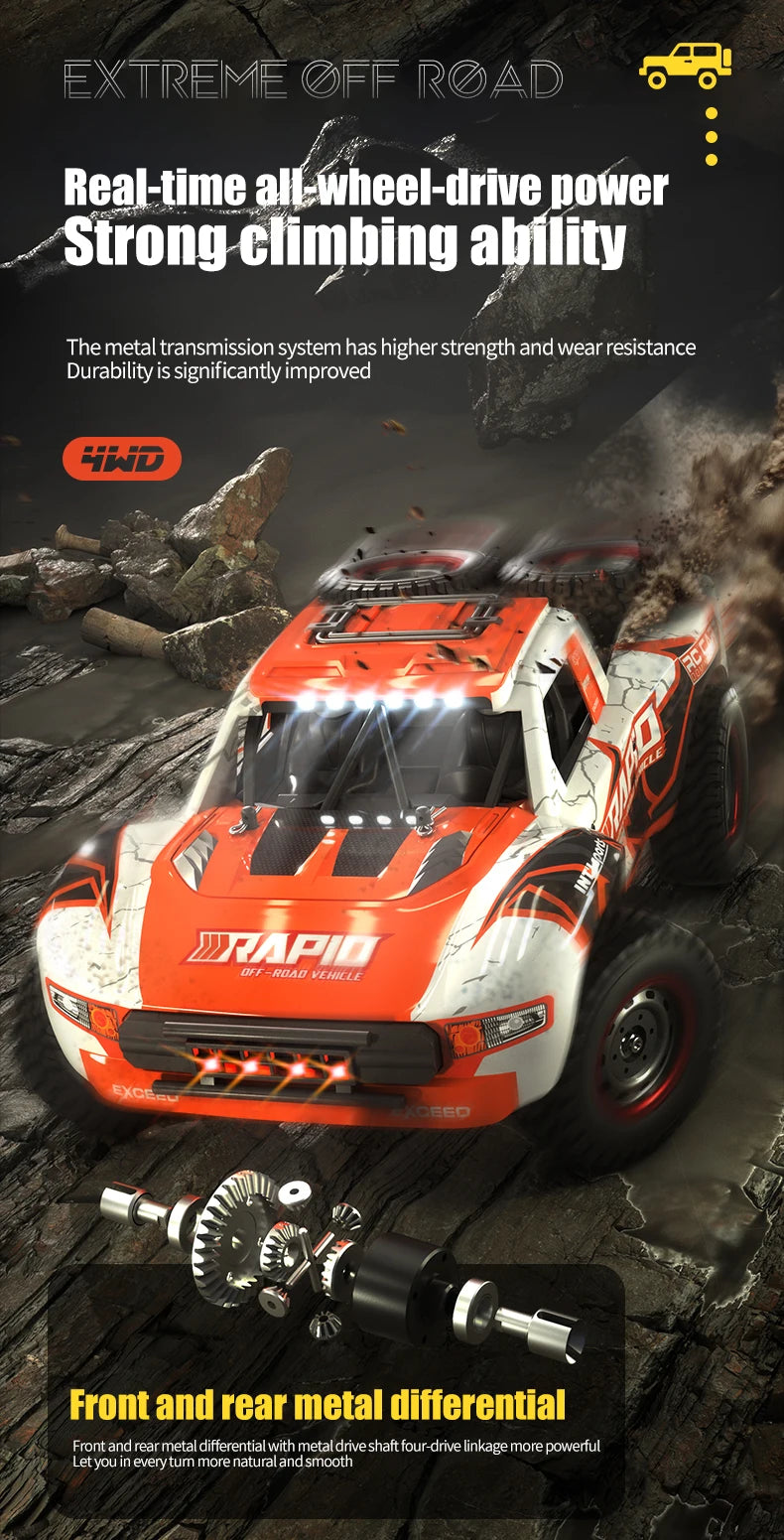 RC High Speed Off-Road 4x4 Rally Truck